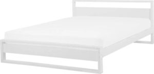 Bílá dřevěná postel GIULIA 180