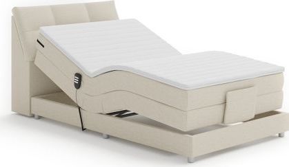Béžová polohovací postel Chaire Boxspring
